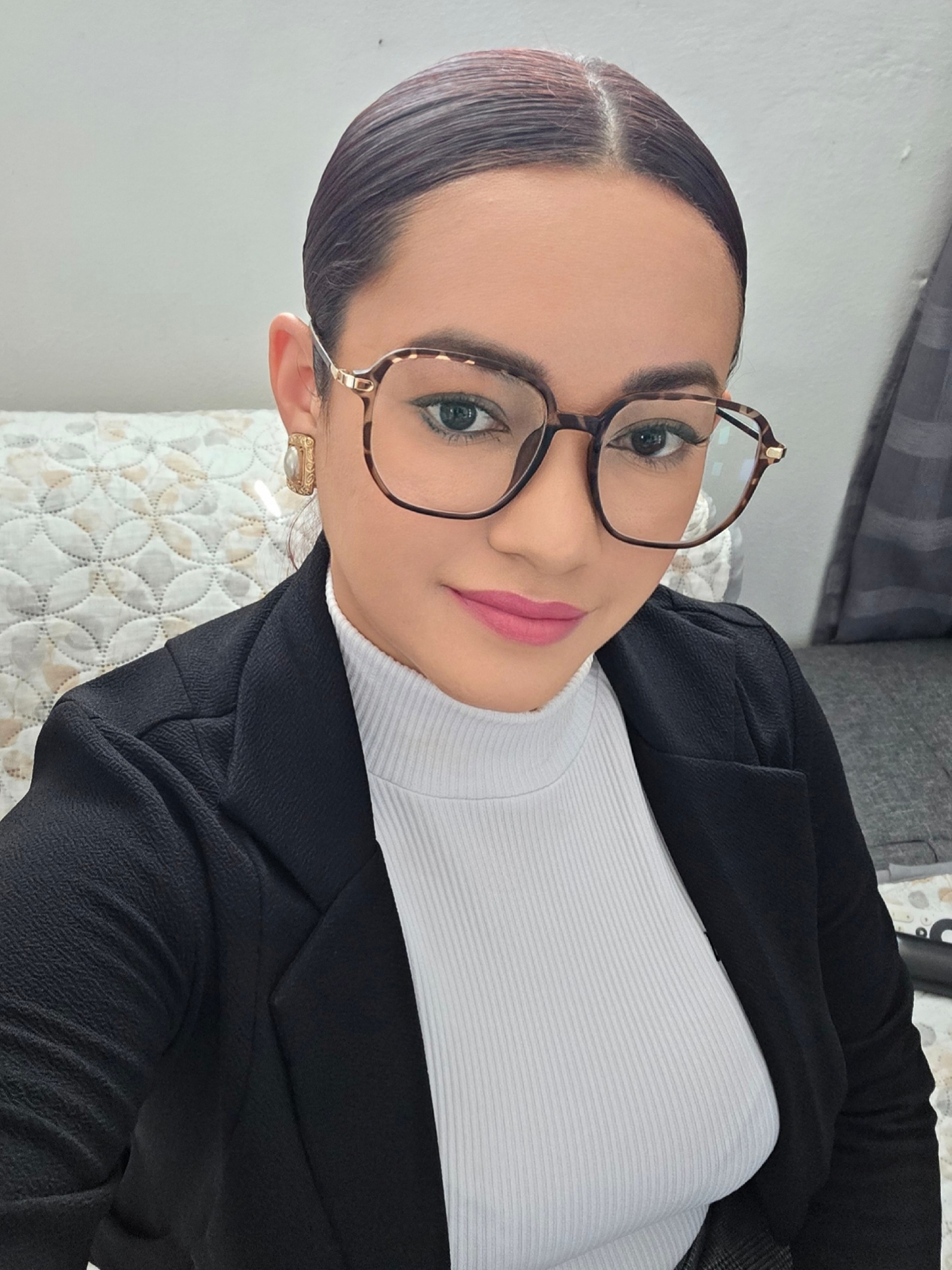 Lois Geometric Pink Eyeglasses | Fytoo Optical