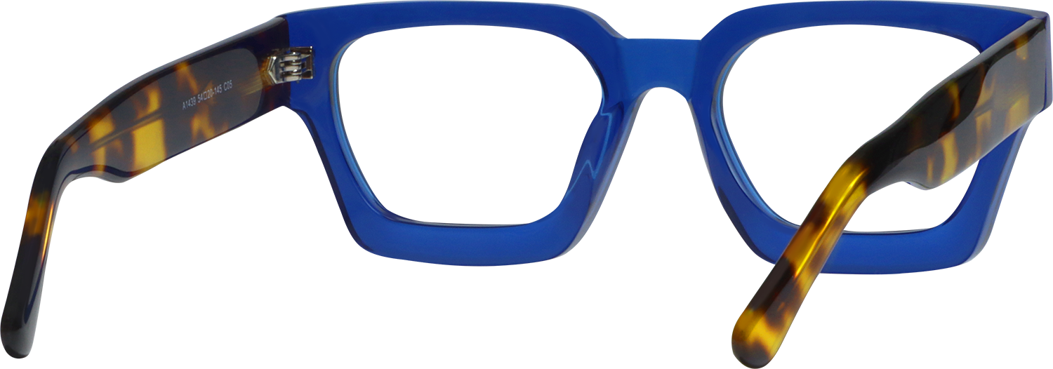Norton Square Blue Eyeglasses | Fytoo Optical