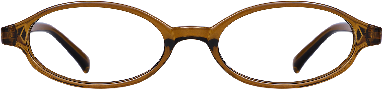 Brisa Oval Brown Eyeglasses | Fytoo Optical