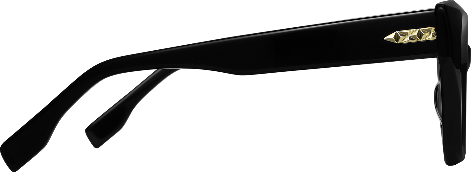 Faeliorana Geometric Black Eyeglasses | Fytoo Optical