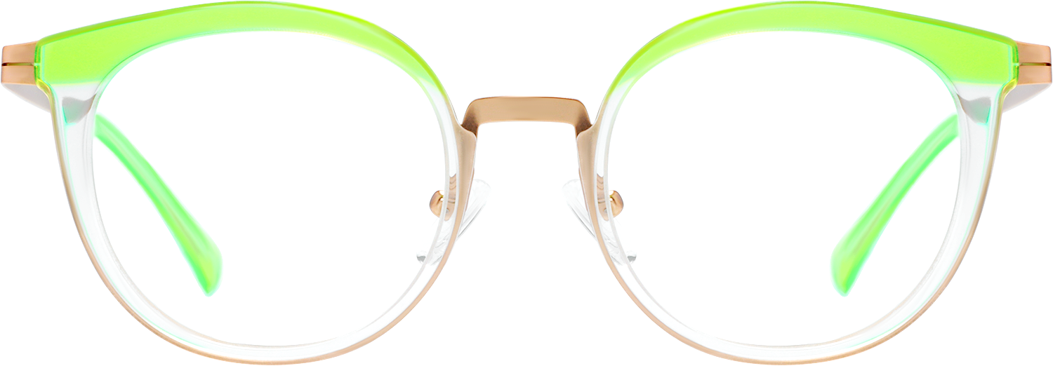 Jeremiah Green Cateye Eyeglasses Fytoo Optical