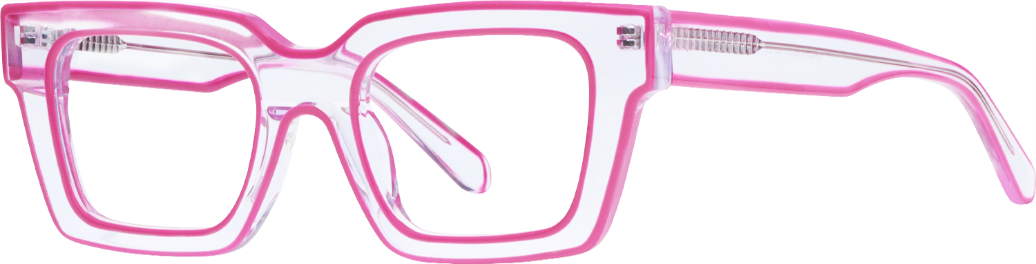Lilith Square Pink Eyeglasses | Fytoo Optical