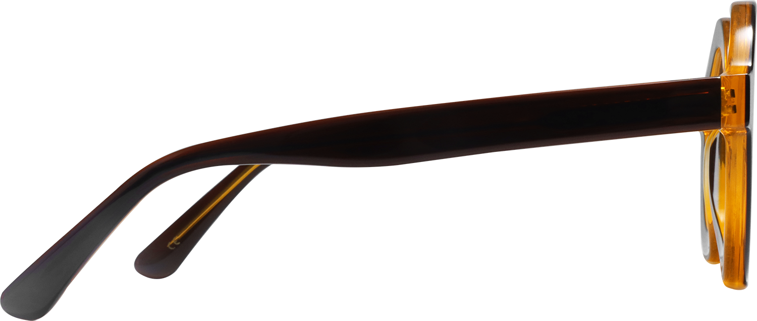 Beckett Round Brown Eyeglasses | Fytoo Optical