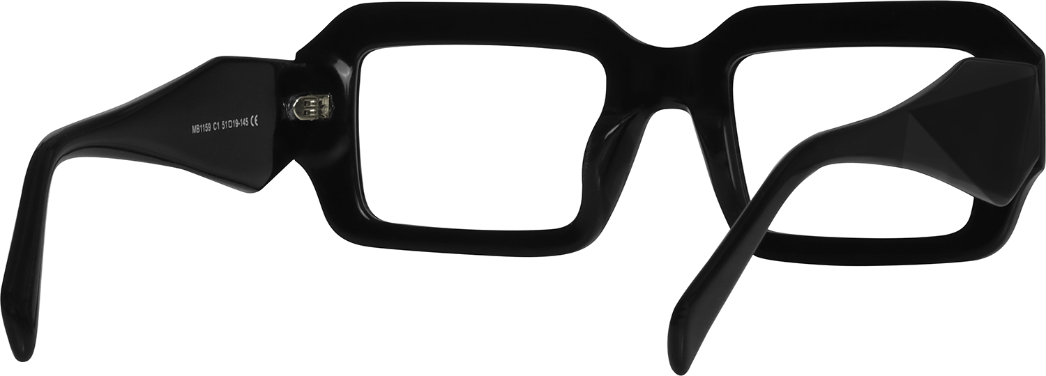 Elian Square Black Eyeglasses | Fytoo Optical