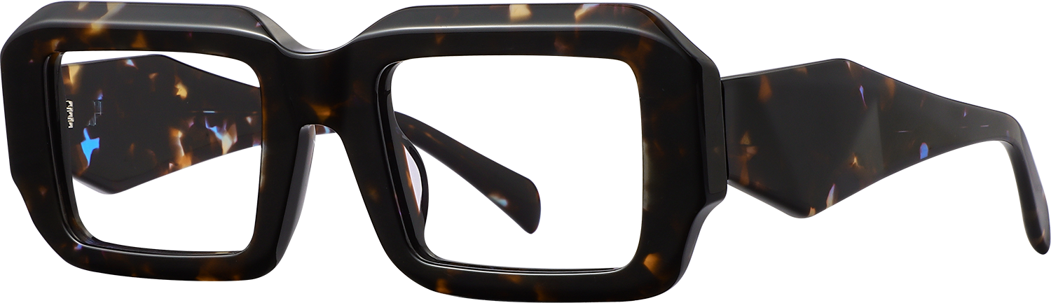 Elian Square Black Eyeglasses | Fytoo Optical