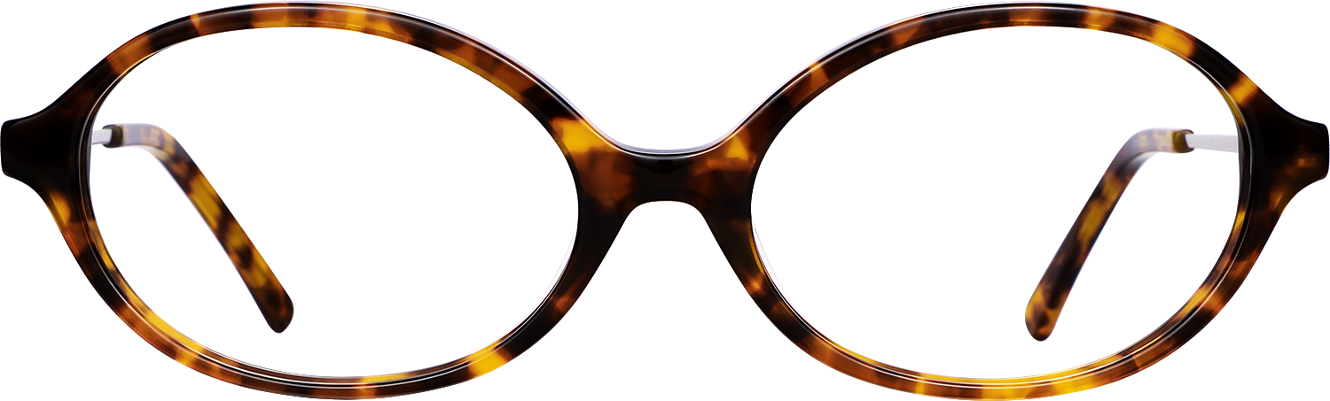 Fytoo Oval Tortoiseshell Acetate Titanium Full Rim Eyeglasses-image-FT168431-03