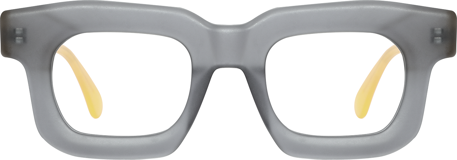 Fytoo Square Grey Acetate Full Rim Eyeglasses-image-FT1698-03