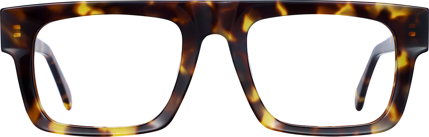 Fytoo Rectangle Tortoiseshell Acetate Full Rim Eyeglasses-image-FT1709-04