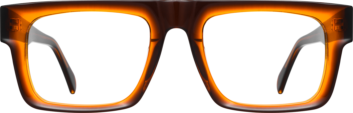 Fytoo Rectangle Two Tone Acetate Full Rim Eyeglasses-image-FT1709-07