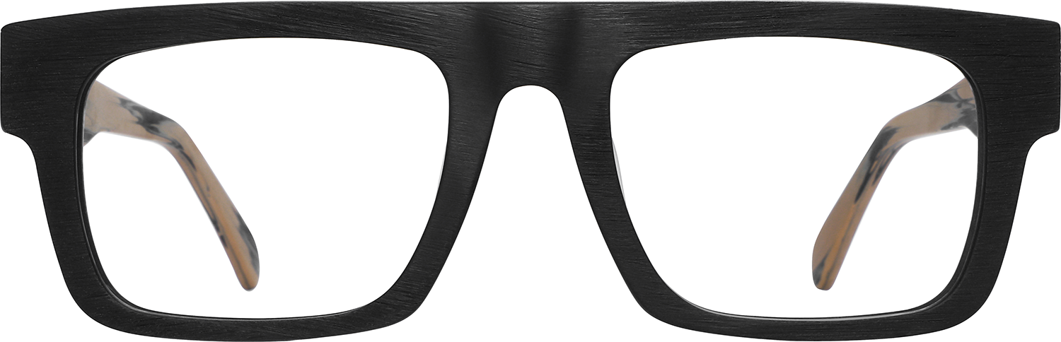 Fytoo Rectangle Black Acetate Full Rim Eyeglasses-image-FT1709-08
