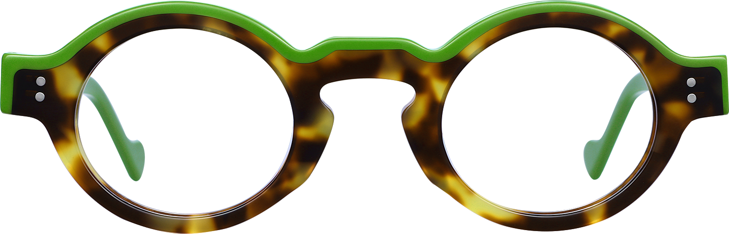 Fytoo Oval Tortoiseshell Acetate Full Rim Eyeglasses-image-FT1728-02