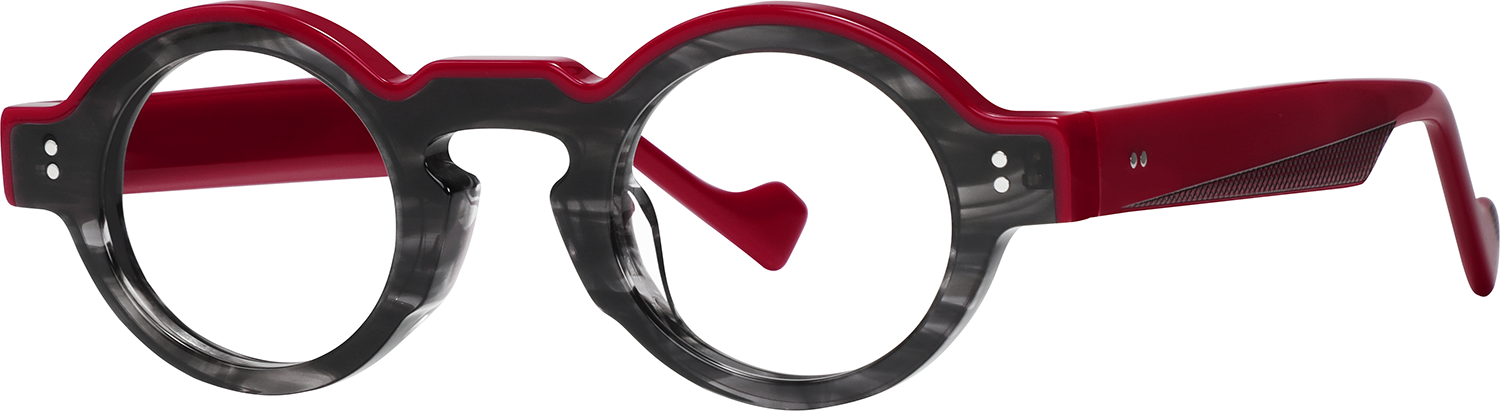 121 アイ•トゥ•アイ Joy Round Tortoiseshell Eyeglasses | Fytoo Optical