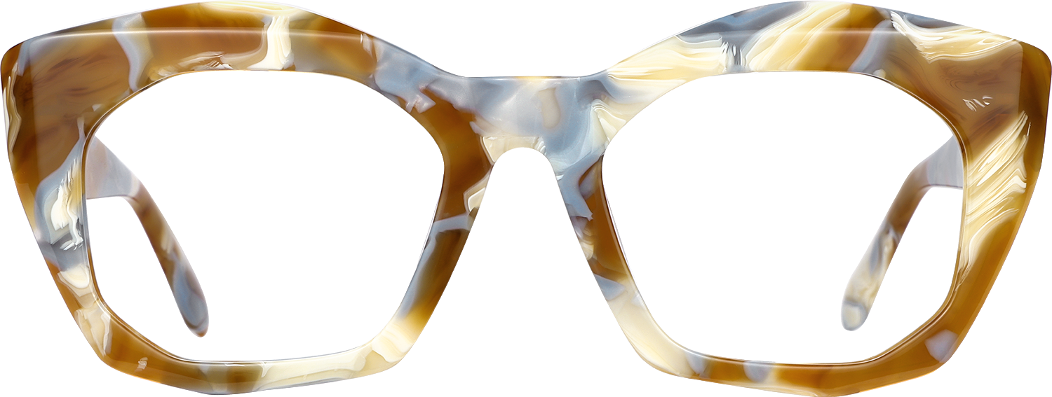 Fytoo Geometric Multicolour Acetate Full Rim Eyeglasses-image-FT1736-03