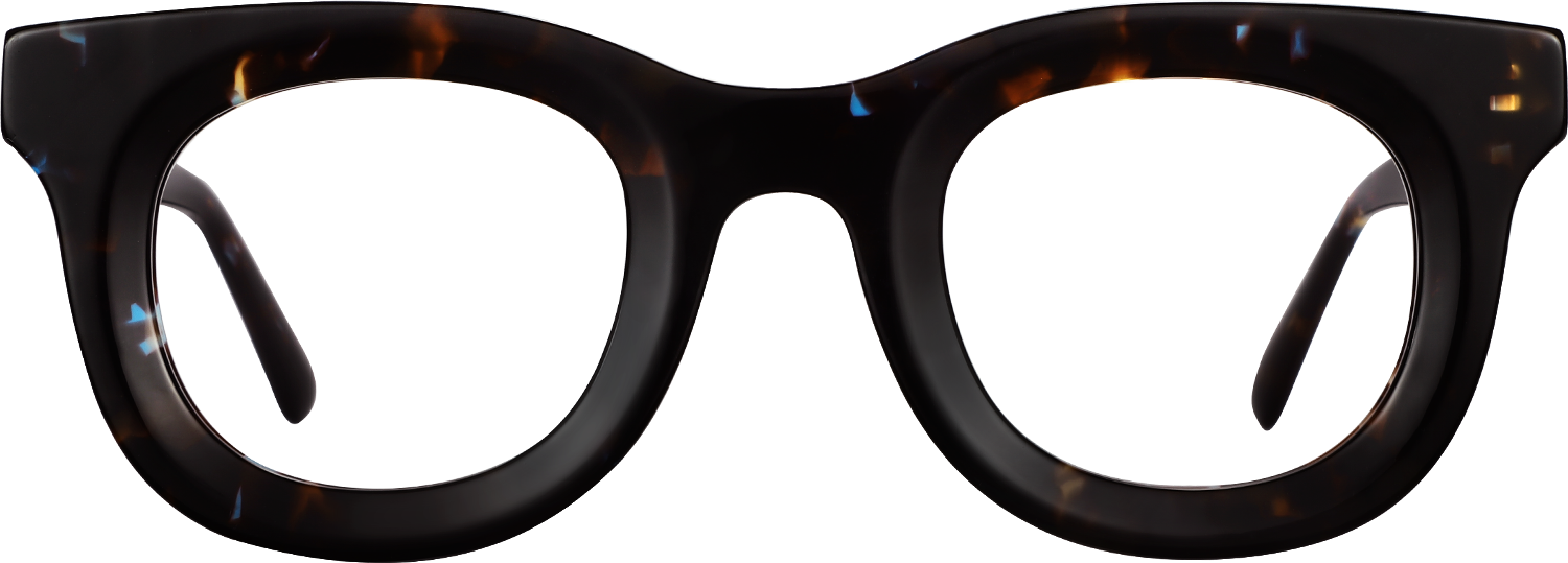 Fytoo Round Tortoiseshell Acetate Full Rim Eyeglasses-image-FT1770-03