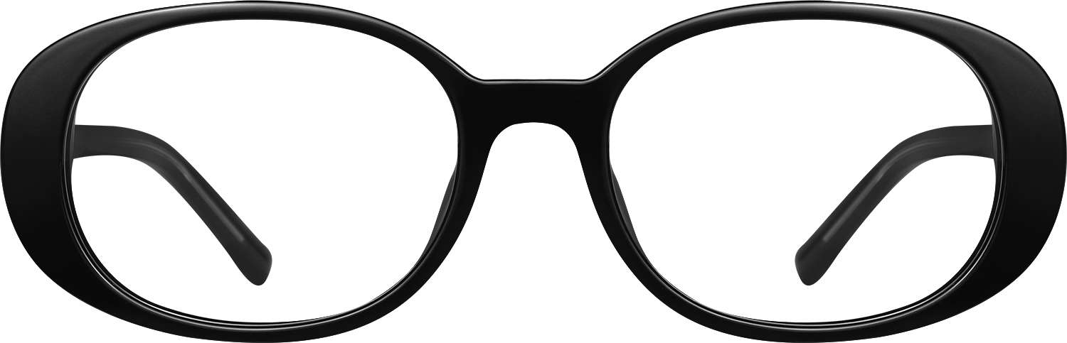 Fytoo Oval Black TR90 Full Rim Eyeglasses-image-FT178115-02