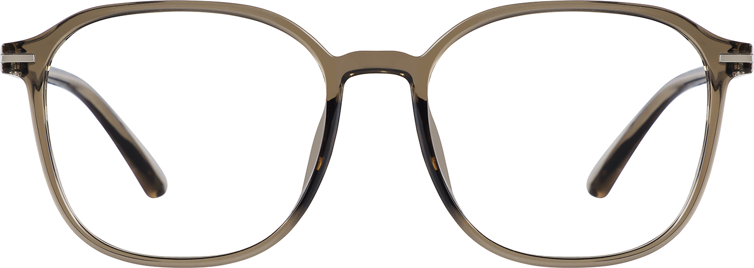 Seleste Geometric Brown Eyeglasses | Fytoo Optical