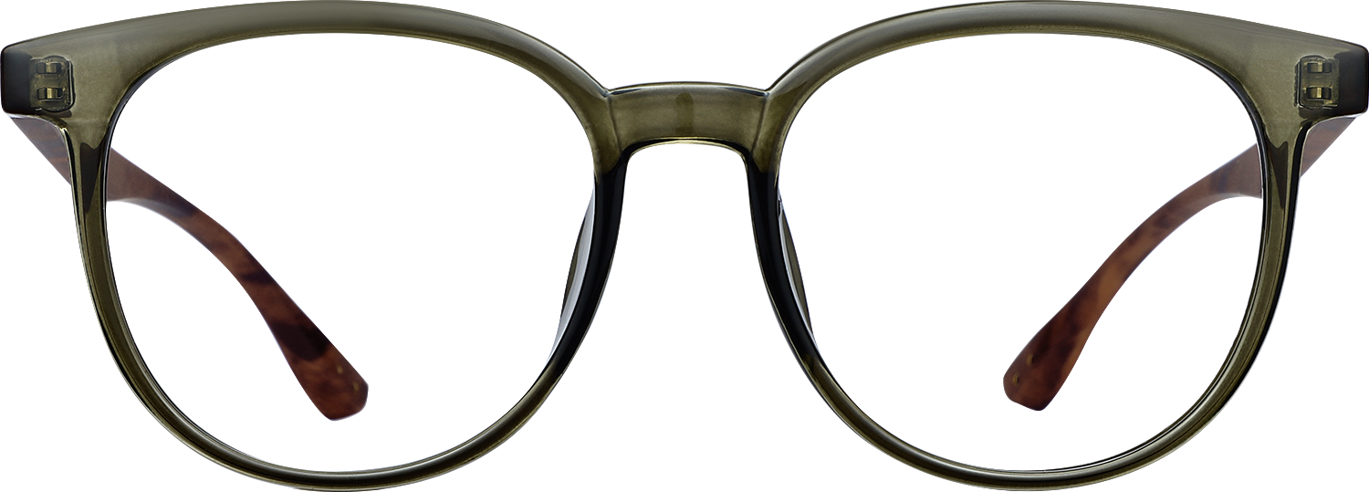 Fytoo Round Green TR90 Full Rim Eyeglasses-image-FT185129-04