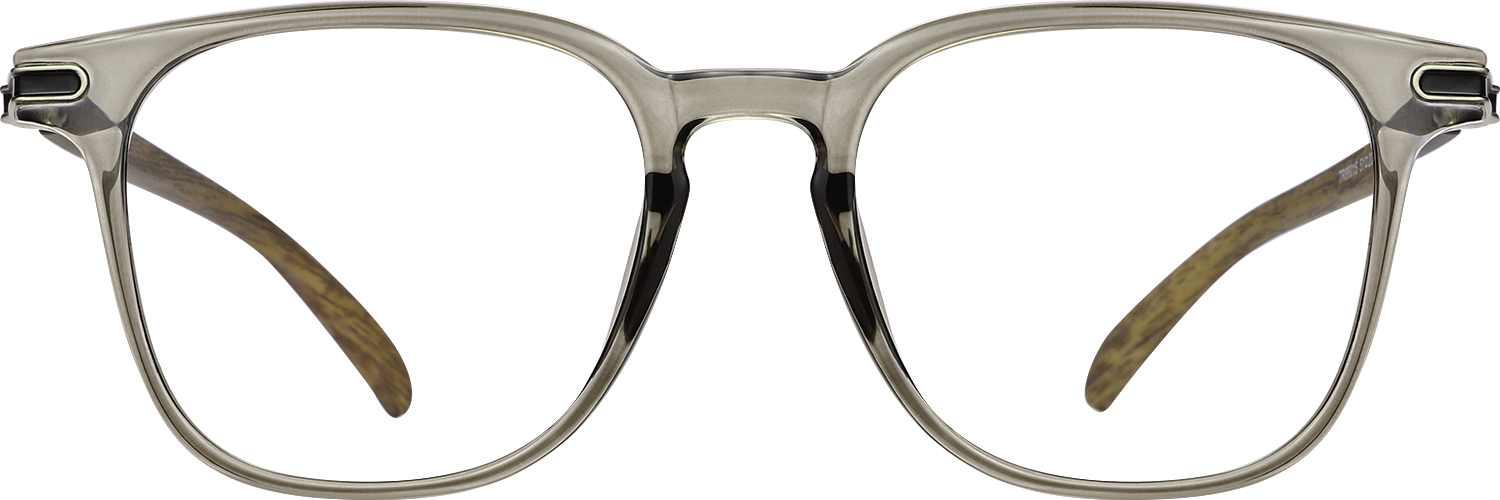Fytoo Square Grey TR90 Full Rim Eyeglasses-image-FT191140-01
