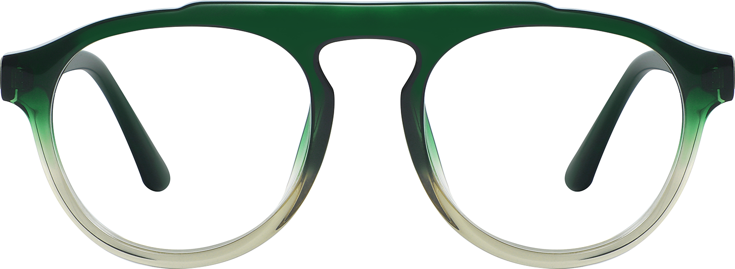 Fytoo Aviator Two Tone Acetate Full Rim Eyeglasses-image-FT1930-16