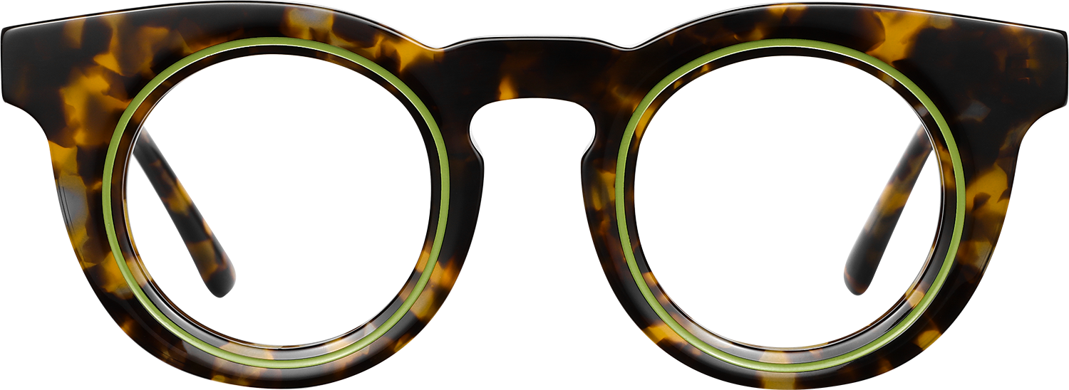 Fytoo Round Tortoiseshell Acetate Full Rim Eyeglasses-image-FT195281-03