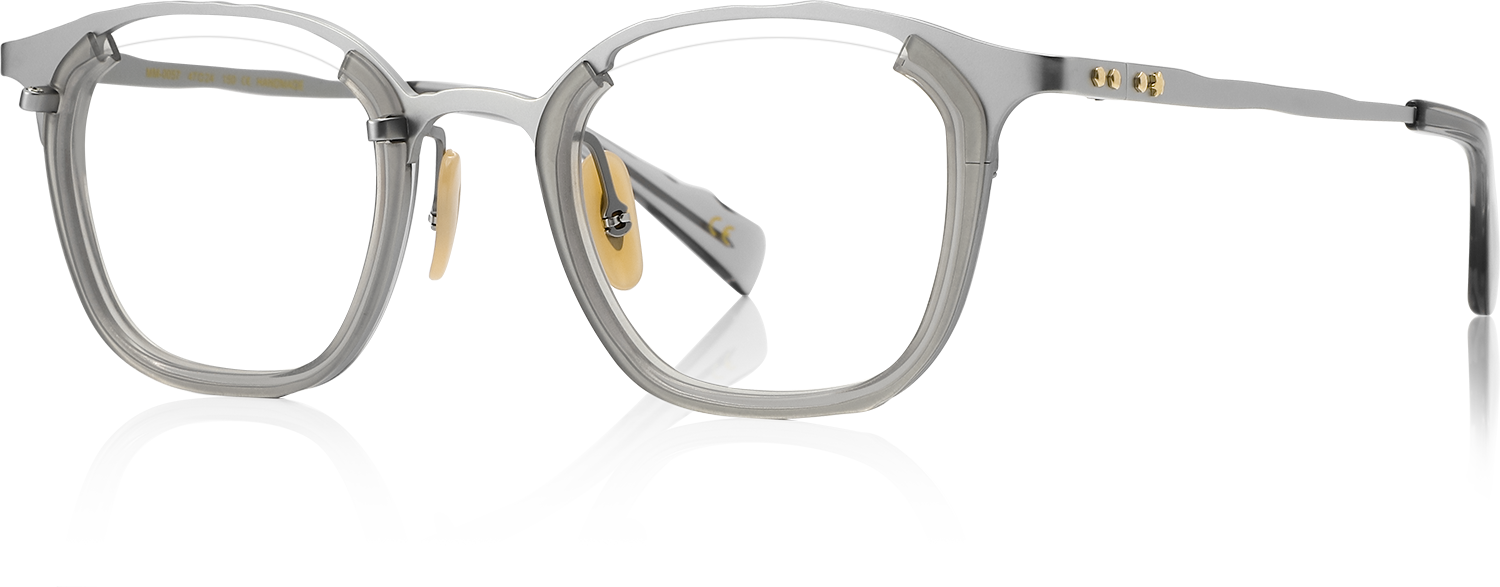 Ringo Geometric Silver Eyeglasses | Fytoo Optical