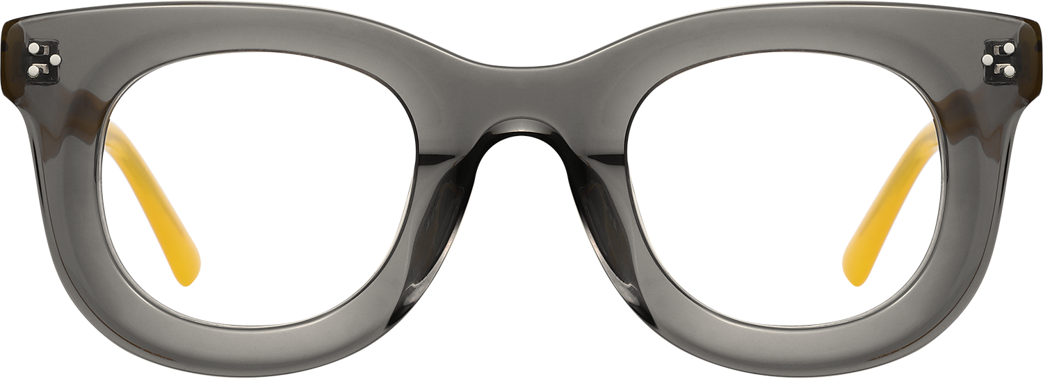 Fytoo Round Grey Acetate Full Rim Eyeglasses-image-FT2052-04