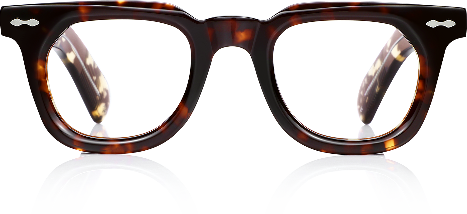 Fytoo Square Tortoiseshell Acetate Full Rim Eyeglasses-image-FT211245-02