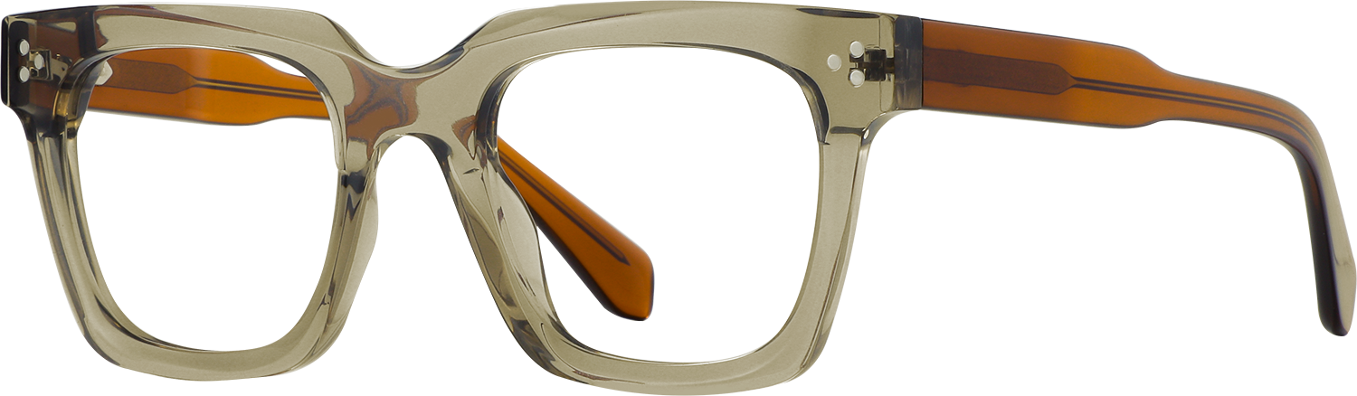 Lucinda Rectangle Brown Eyeglasses | Fytoo Optical