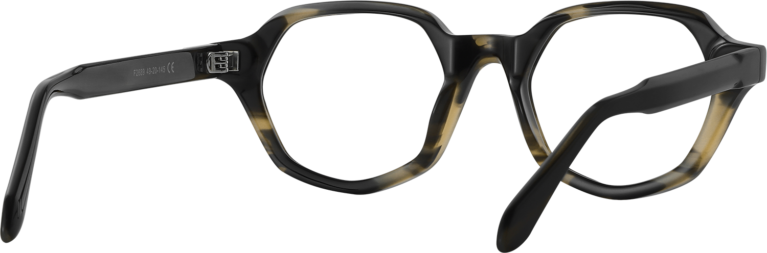 Winnie Geometric Tortoiseshell Eyeglasses | Fytoo Optical