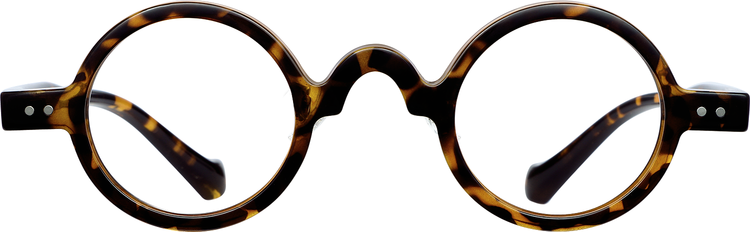 Fytoo Round Tortoiseshell TR90 Full Rim Eyeglasses-image-FT219399-02