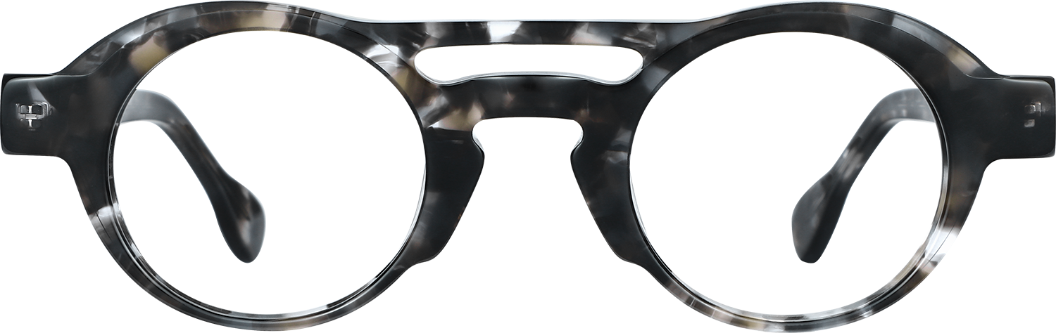 Fytoo Round Tortoiseshell Acetate Full Rim Eyeglasses-image-FT230211-01