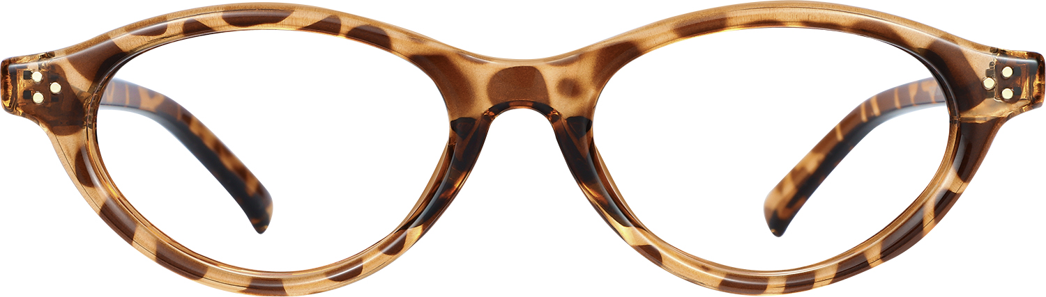 Fytoo Oval Tortoiseshell TR90 Full Rim Eyeglasses-image-FT244386-02