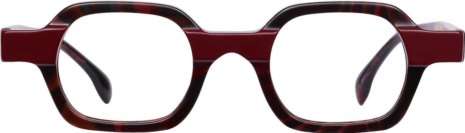 Fytoo Square Tortoiseshell Acetate Full Rim Eyeglasses-image-FT272654-01