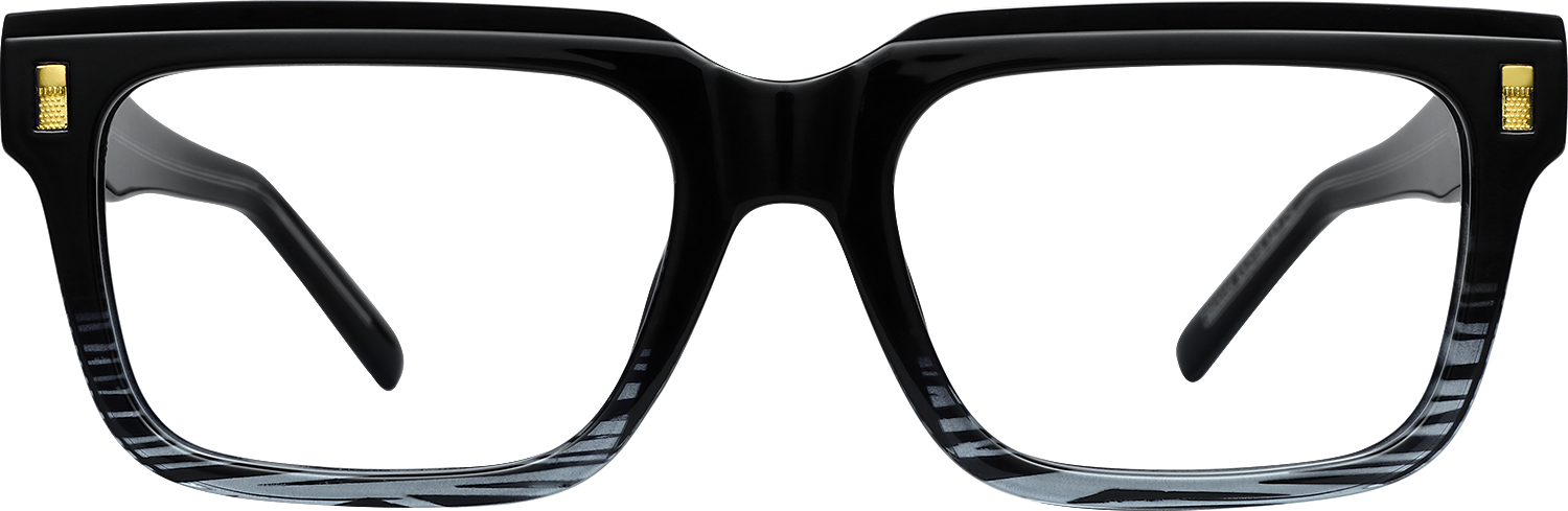 Fytoo Rectangle Two Tone TR90 Full Rim Eyeglasses-image-FT273869-01