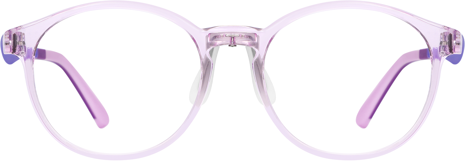 Round Purple TR90 Full Rim Kids