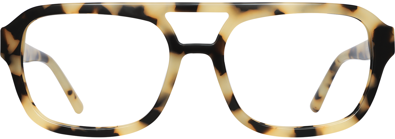 Fytoo Aviator Tortoiseshell Acetate Full Rim Eyeglasses