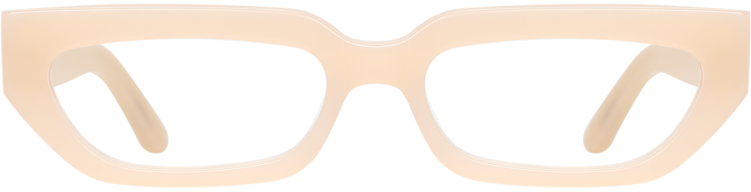 Fytoo Geometric Pink Acetate Full Rim Eyeglasses — Frame Only