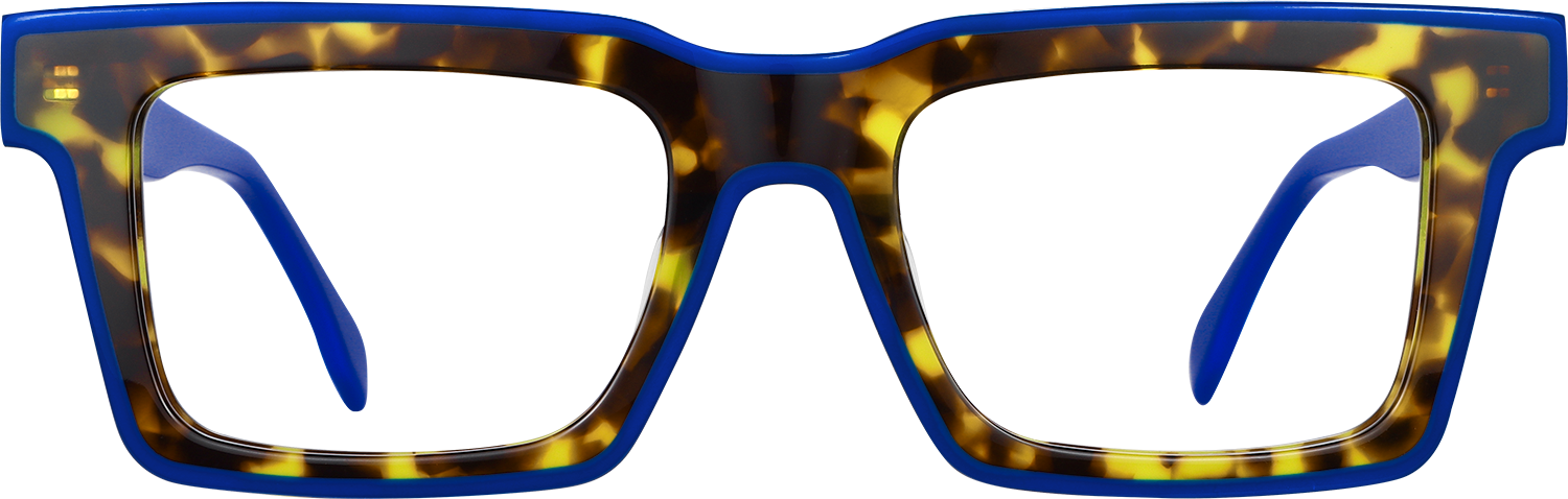 Fytoo Rectangle Tortoiseshell Acetate Full Rim Eyeglasses-image-FT313150-02