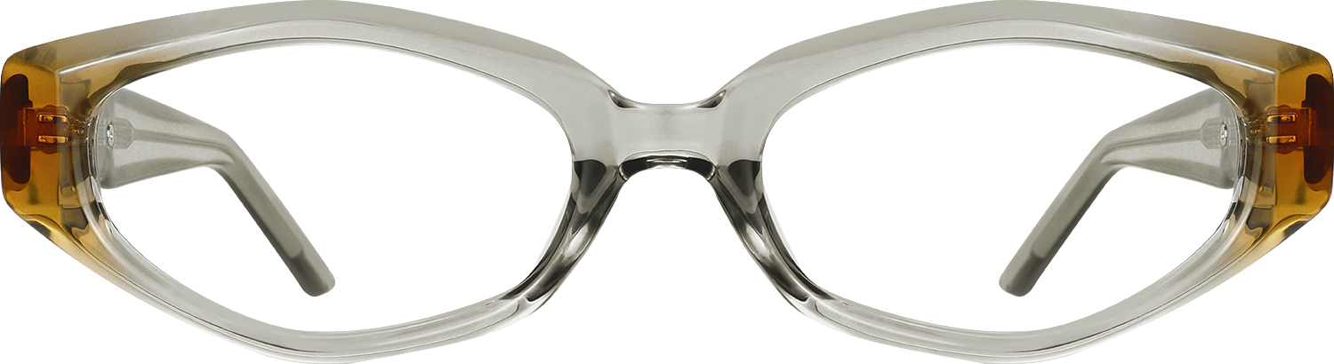 Fytoo Geometric Grey Acetate Full Rim Eyeglasses-image-FT321580-02