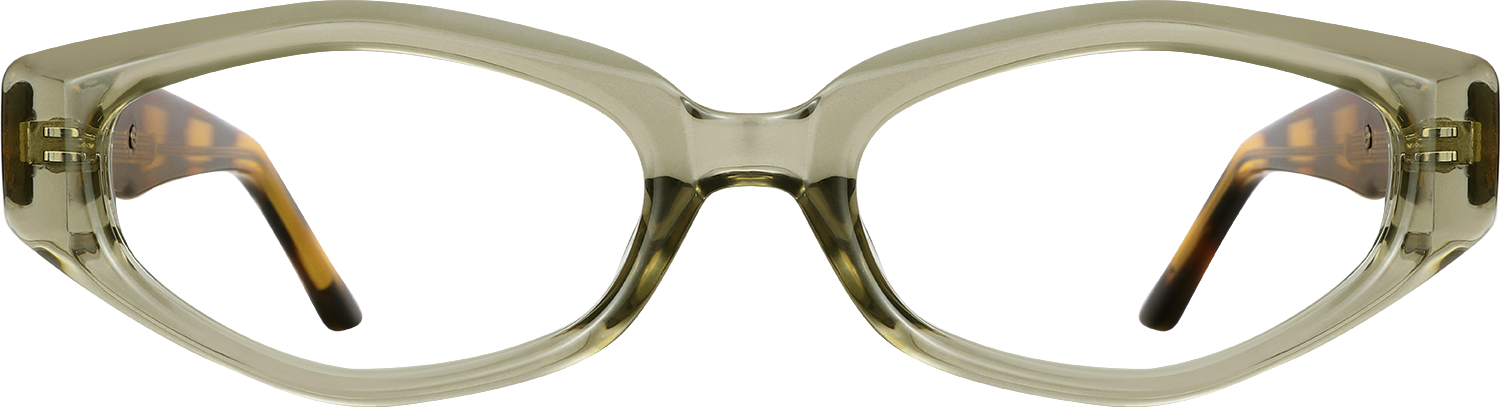 Fytoo Geometric Green Acetate Full Rim Eyeglasses-image-FT321580-05