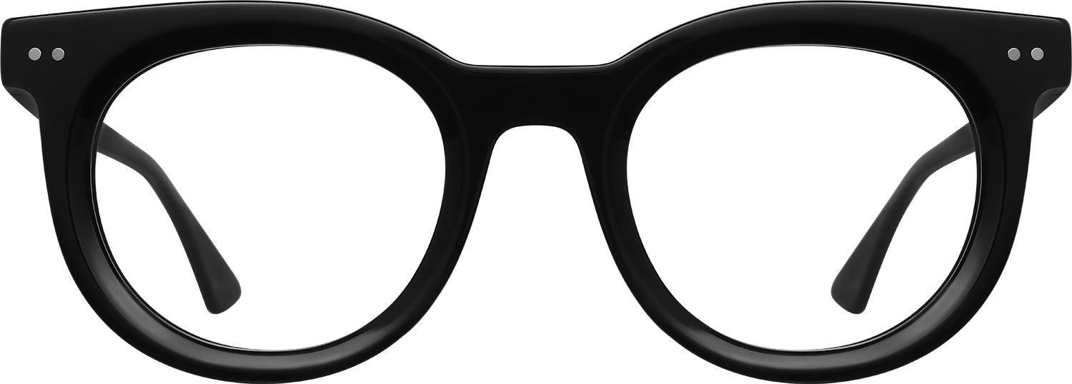 Fytoo Round Black Acetate Full Rim Eyeglasses-image-FT340919-03