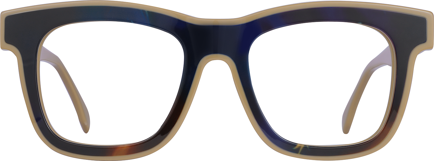 Fytoo Square Multicolour Acetate Full Rim Eyeglasses-image-FT358598-01