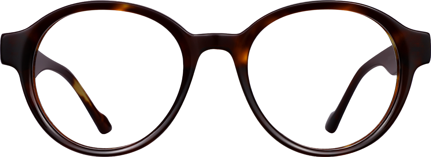 Fytoo Round Tortoiseshell Acetate Full Rim Eyeglasses-image-FT365664-02