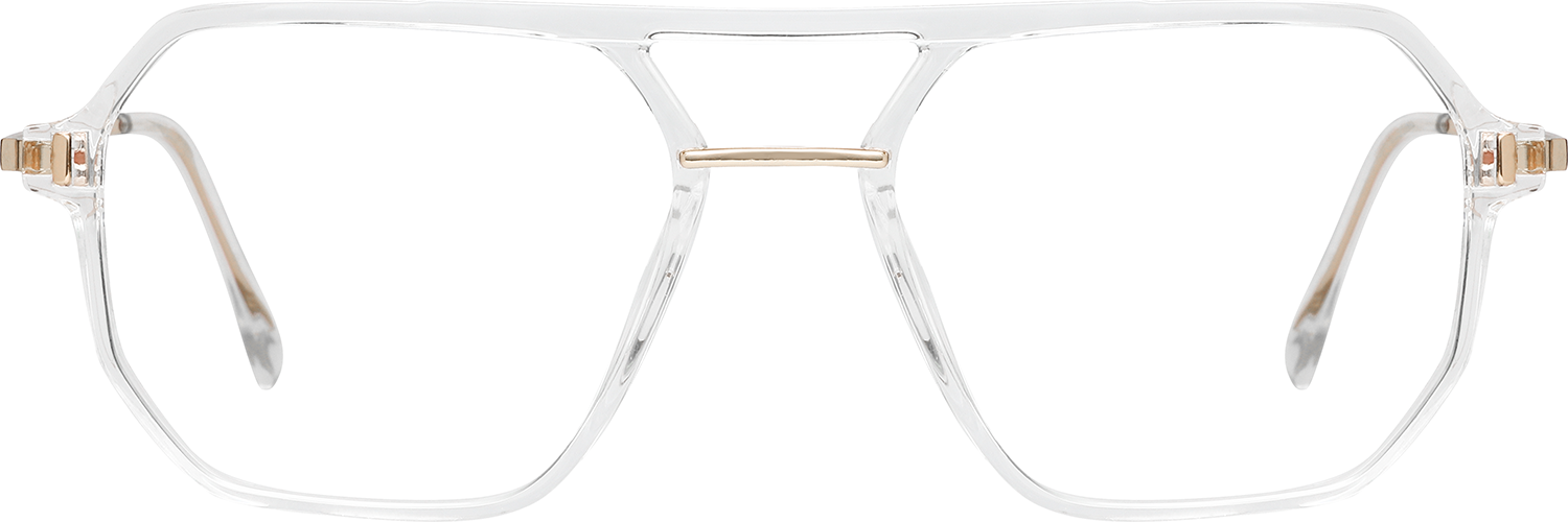 Fytoo Aviator Transparent TR90 Full Rim Eyeglasses-image-FT399221-01