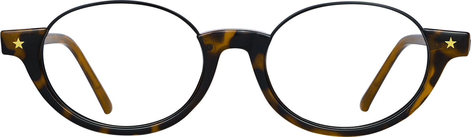 Fytoo Oval Tortoiseshell TR90 Full Rim Eyeglasses-image-FT401454-02