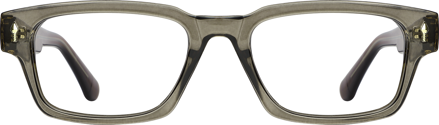 Fytoo Rectangle Grey Acetate Full Rim Eyeglasses-image-FT405048-01