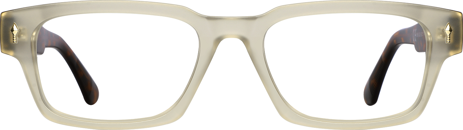 Fytoo Rectangle Light Coffee Acetate Full Rim Eyeglasses-image-FT405048-02