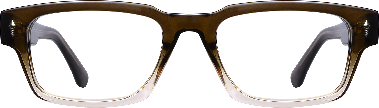Fytoo Rectangle Two Tone Acetate Full Rim Eyeglasses-image-FT405048-03
