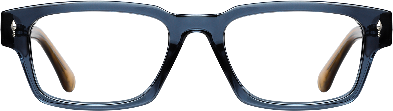 Fytoo Rectangle Blue Acetate Full Rim Eyeglasses-image-FT405048-05