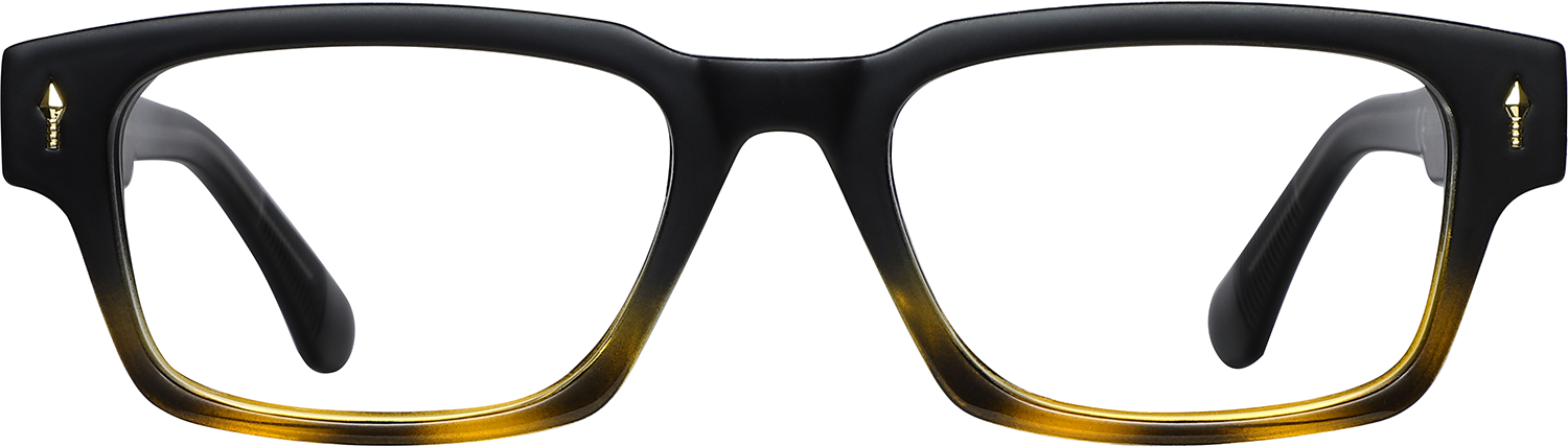 Fytoo Rectangle Two Tone Acetate Full Rim Eyeglasses-image-FT405048-06